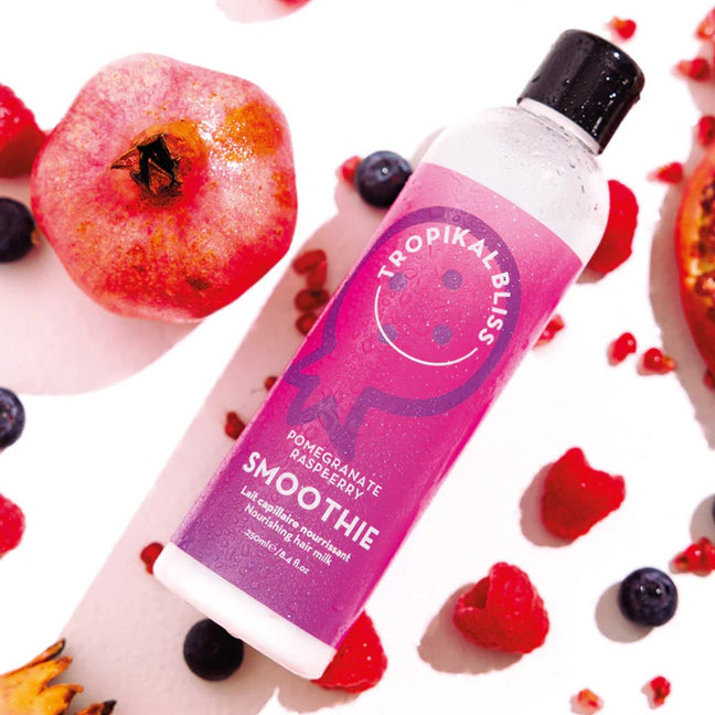 Lait capillaire nourrissant - Grenade & framboise - Cheveux bouclés à crépus - 250 ml