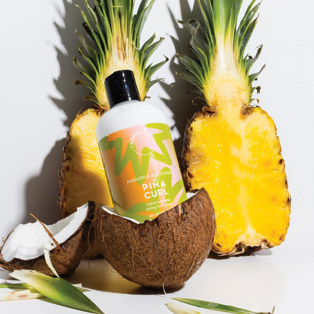 Crème coiffante - Ananas & noix de coco - Cheveux bouclés à crépus - 250 ml