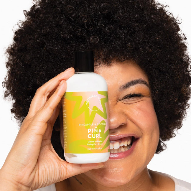 Crème coiffante - Ananas & noix de coco - Cheveux bouclés à crépus - 250 ml