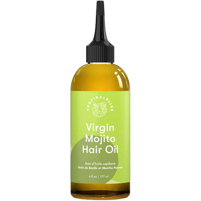 Bain d'huiles - Huile de basilic & menthe poivrée - Cheveux texturés - 177 ml