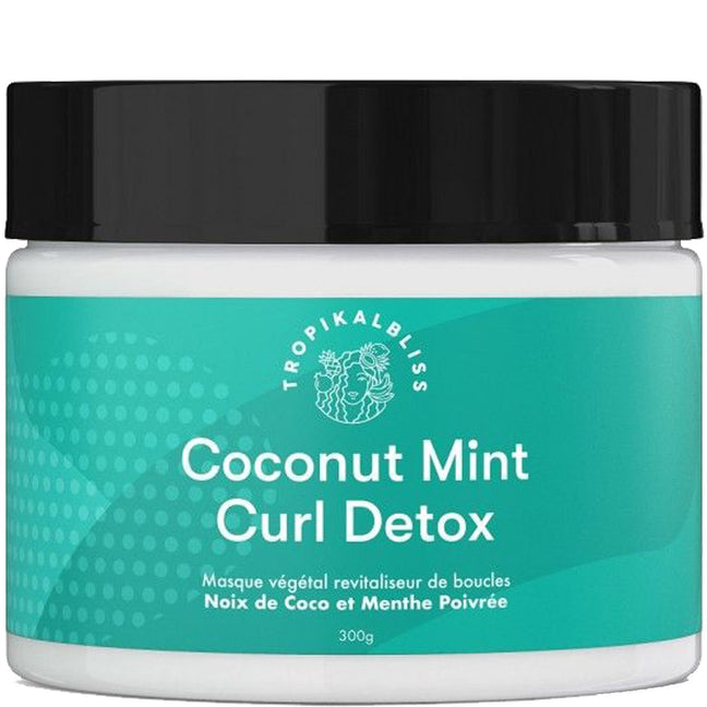 Masque détoxifiant - Noix de coco & menthe poivrée - Cheveux texturés - 300 g