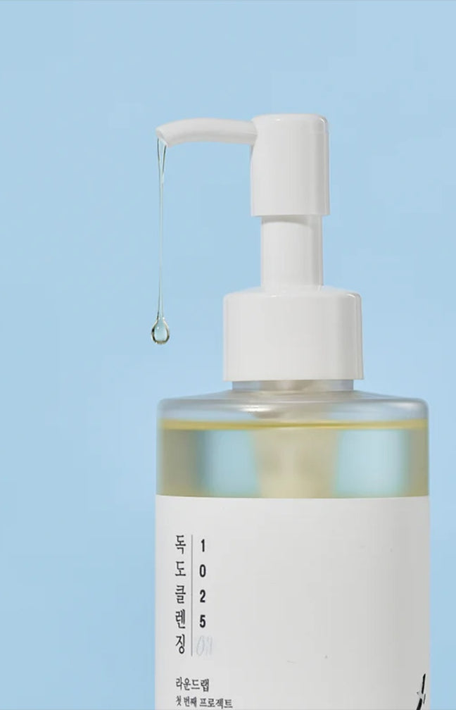 Round Lab - Huile nettoyante - Peaux sensibles - 200 ml