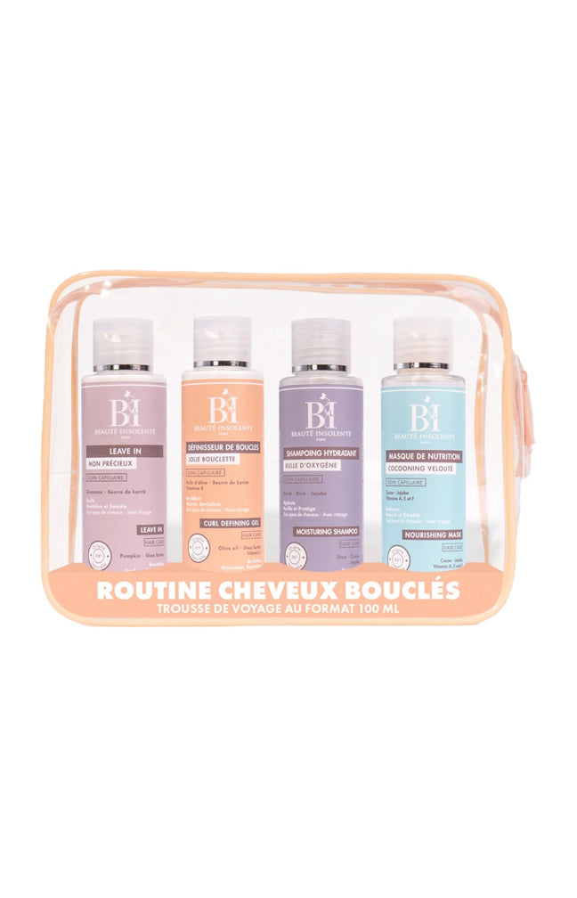 Trousse de voyage - Cheveux bouclés - 4 x 100 ml