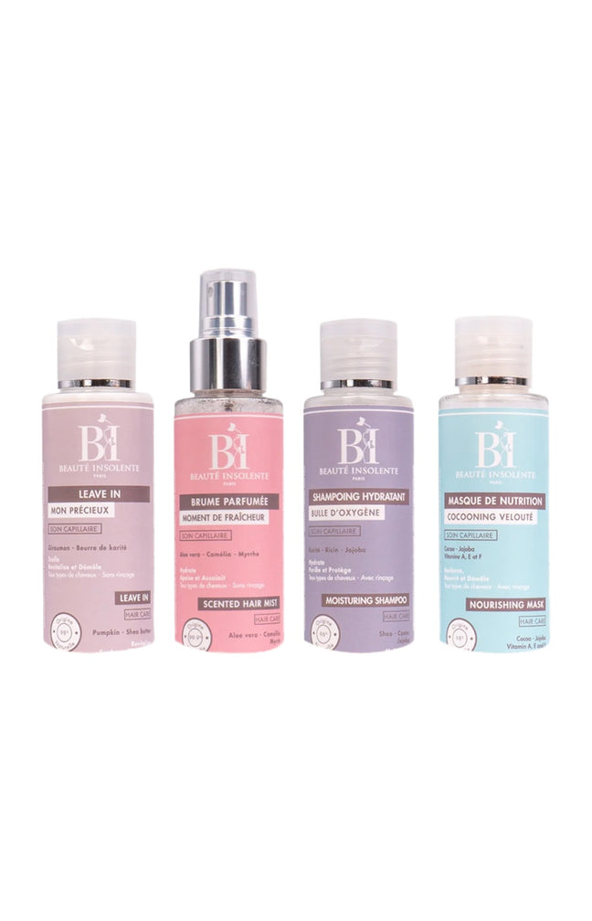Trousse de voyage - Cheveux ondulés - 4 x 100 ml