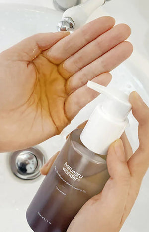 Haryharu Wonder - Huile nettoyante - Riz noir - Visage - 150 ml