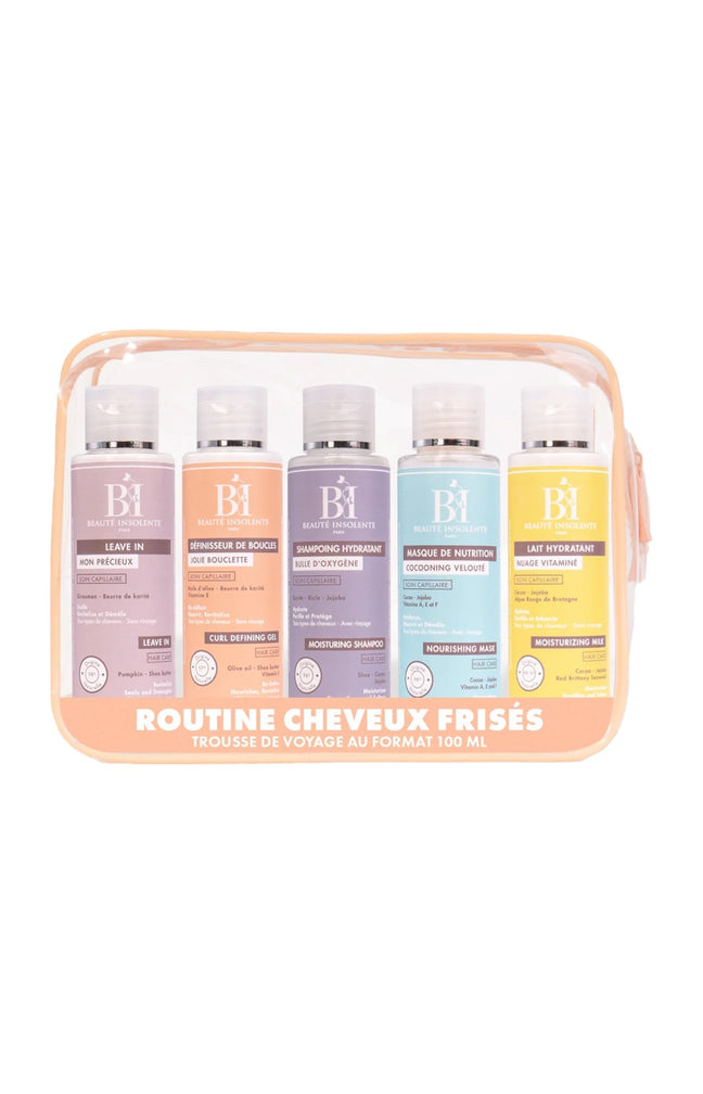 Trousse de voyage - Cheveux frisés - 5 x 100 ml