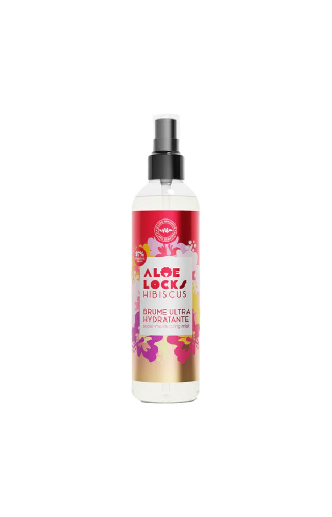 Brume ultra-hydratante - Aloe Locks Hibiscus - Ricin, kératine & hibiscus - Cheveux texturés - 250 ml