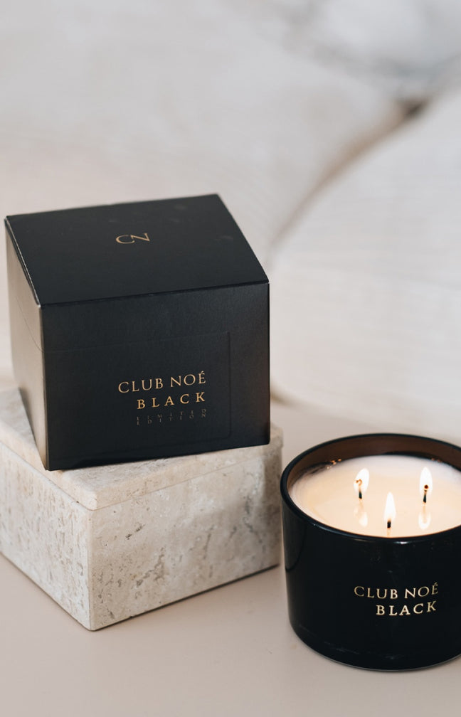 Bougie parfumée - Black - Bergamote & bois de gaïac - 350 g