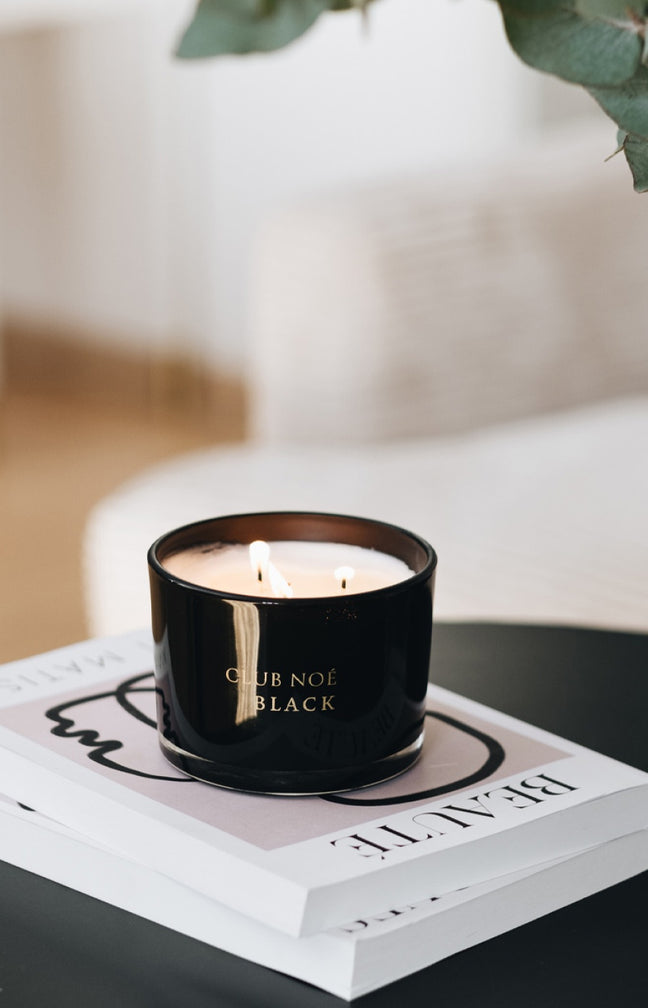 Bougie parfumée - Black - Bergamote & bois de gaïac - 350 g