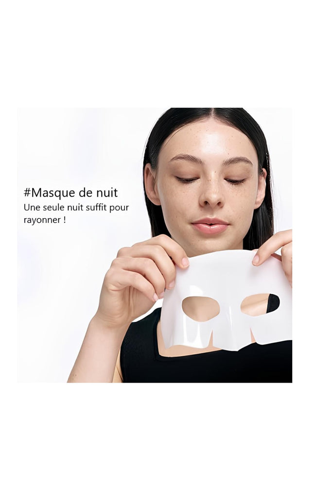 Masques en tissu - Collagène - Visage - 4 unités