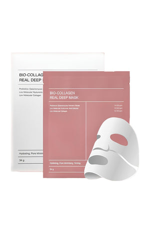 Masques en tissu - Collagène - Visage - 4 unités