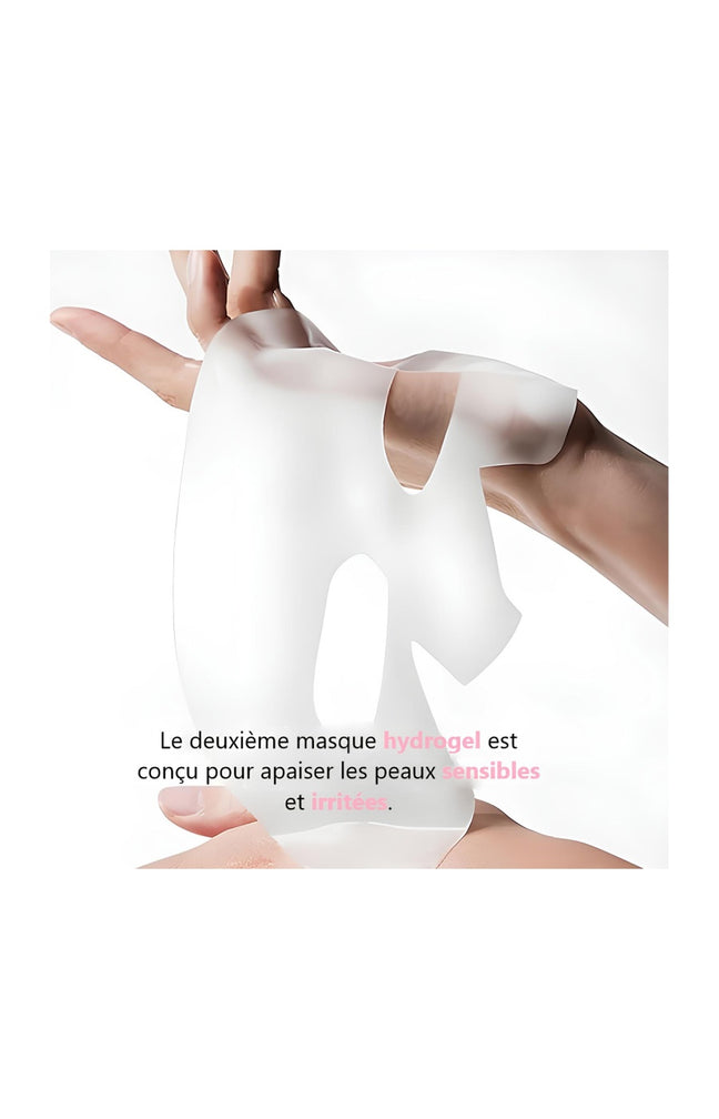 Masques en tissu - Collagène - Visage - 4 unités