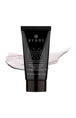 Crème vivifiante de nuit - Acide hyaluronique - Visage & yeux - 50 ml
