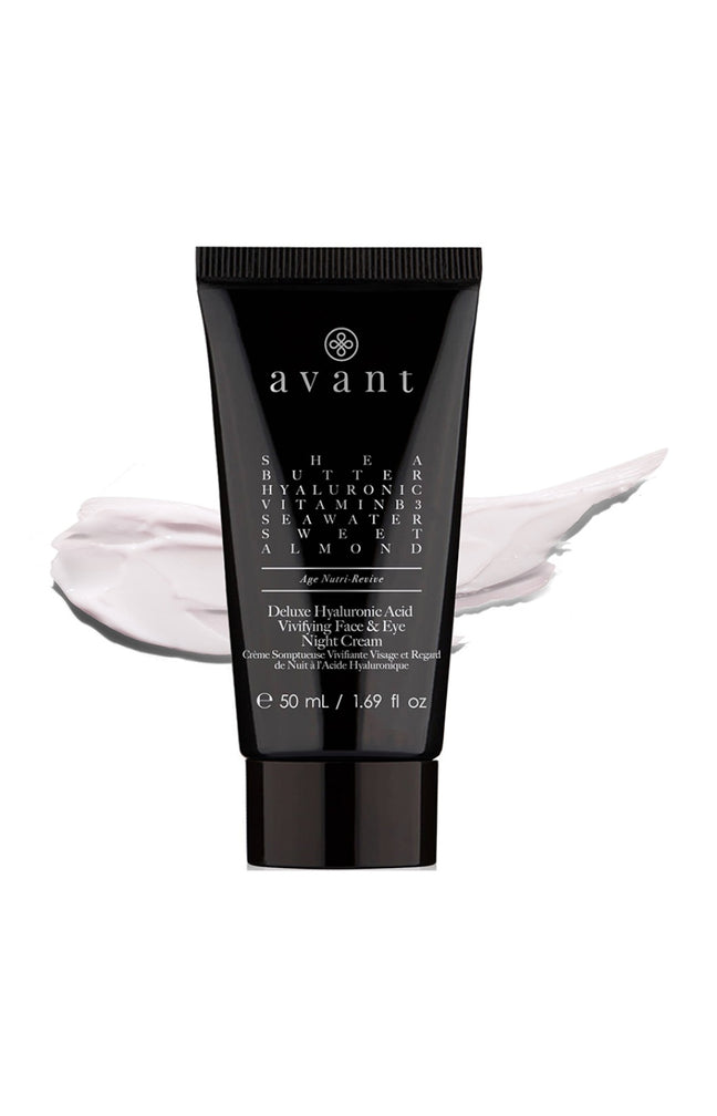 Crème vivifiante de nuit - Acide hyaluronique - Visage & yeux - 50 ml