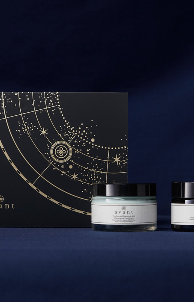 Soin effet bonne mine & crème - Jour & nuit - Acide hyaluronique - Visage - 2 x 50 ml
