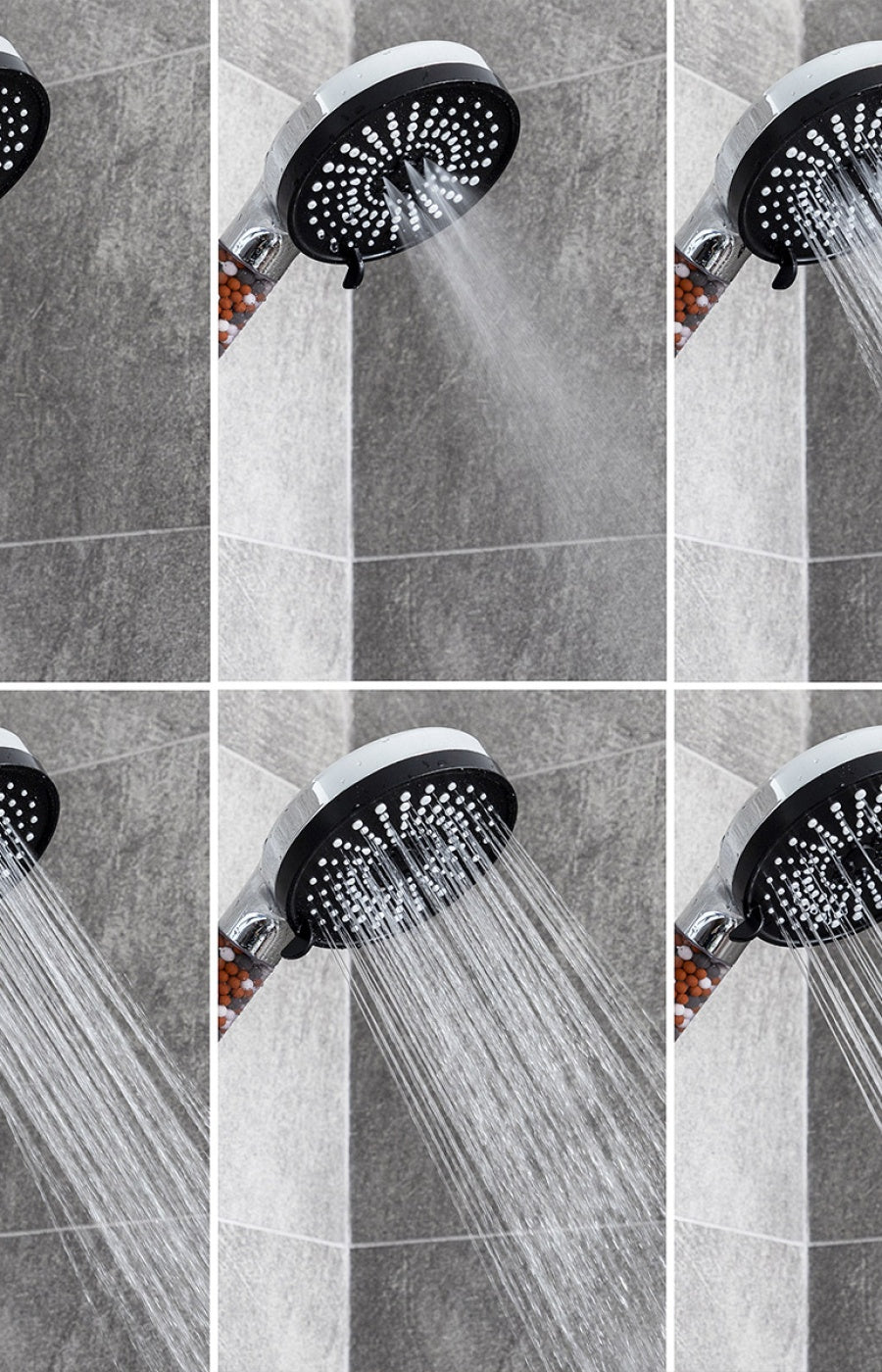 Pommeau de douche haute pression - Filtre & minéraux