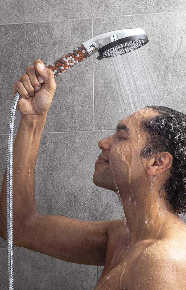 Pommeau de douche haute pression - Filtre & minéraux