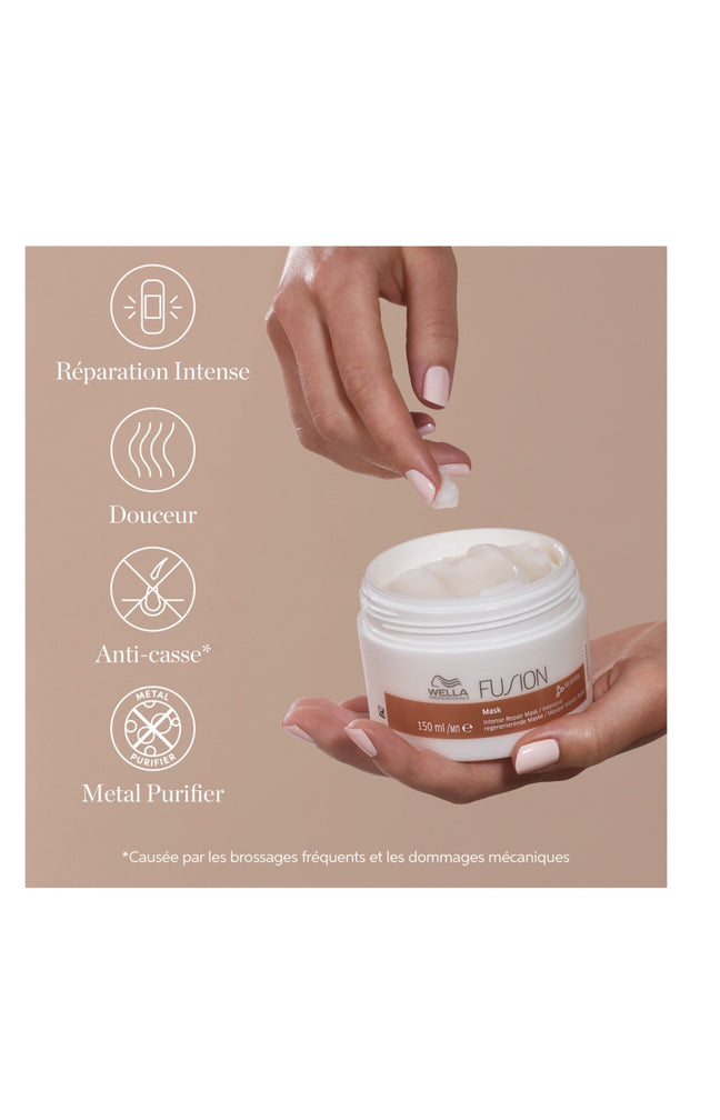 Masque réparation intense - Fusion Intense Repair - Cheveux abîmés & fragilisés - 75 ml