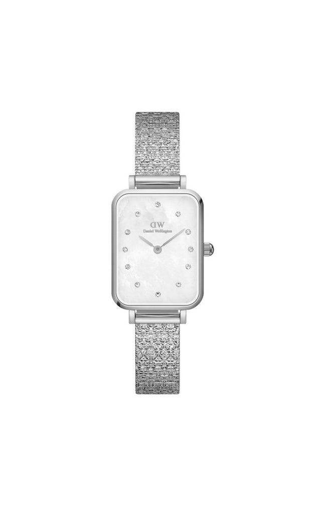Montre à quartz - Acier inoxydable blanc & cristaux - Femme