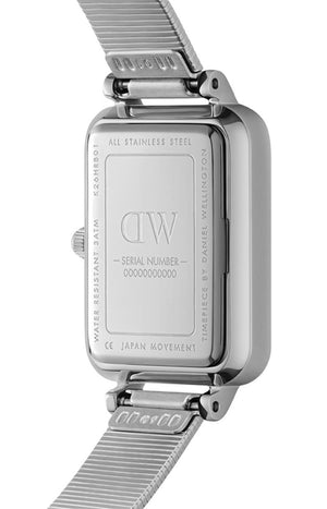 Montre à quartz - Acier inoxydable blanc & cristaux - Femme