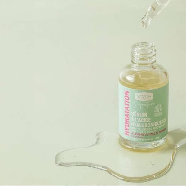 Sérum hydratant bio - Acide hyaluronique - Visage - 30 ml