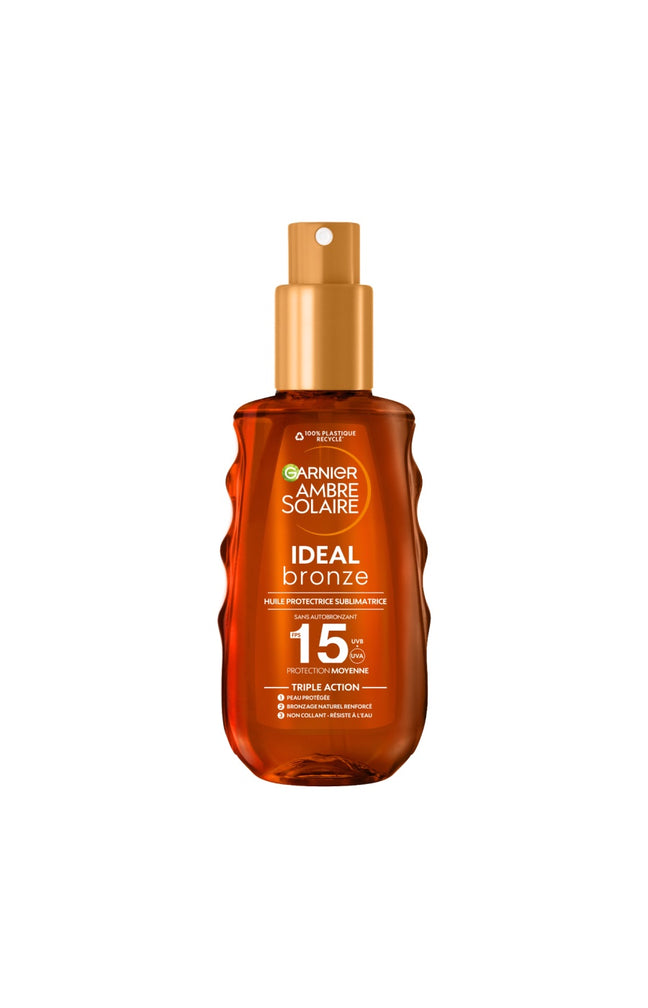 Huile solaire bronzante SPF 15 - Ideal Bronze - Corps - 150 ml