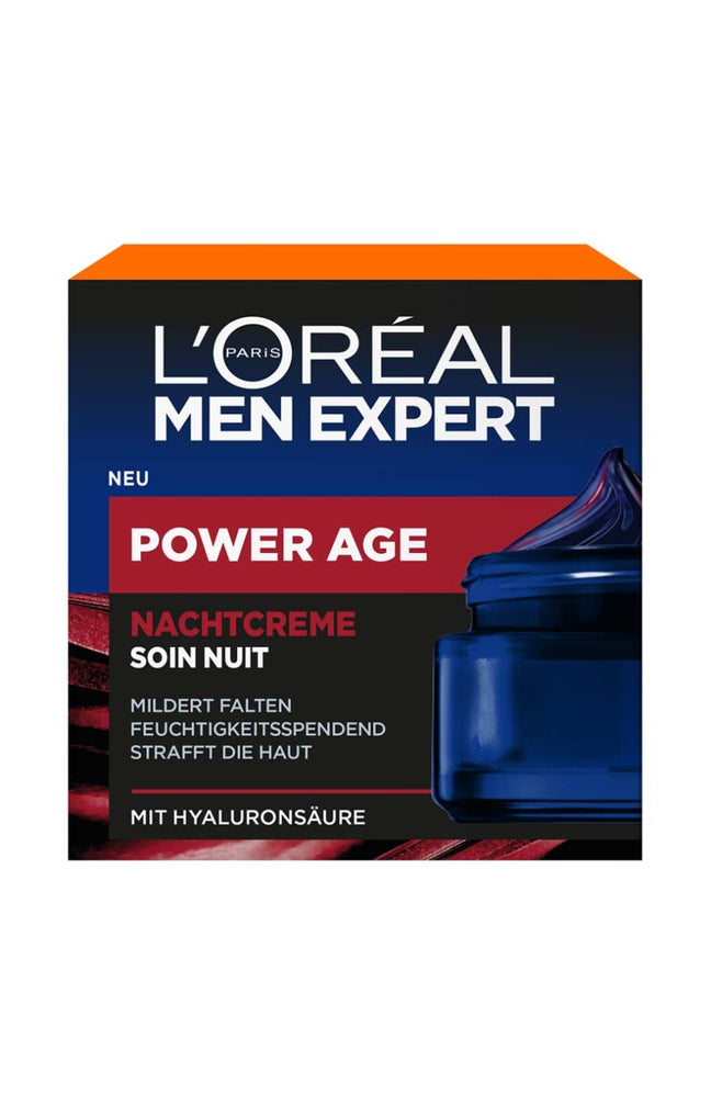 Crème de nuit - Power Age J50 - Visage - Homme - 50 ml