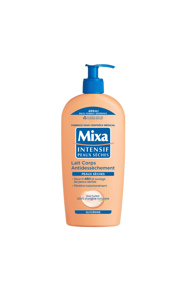 Lait corporel anti-dessèchement - Glycérine & huiles végétales - Peaux sèches - 400 ml