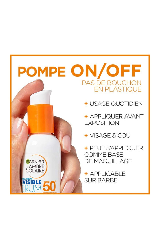 Sérum solaire invisible SPF50+ - Visage - 30 ml