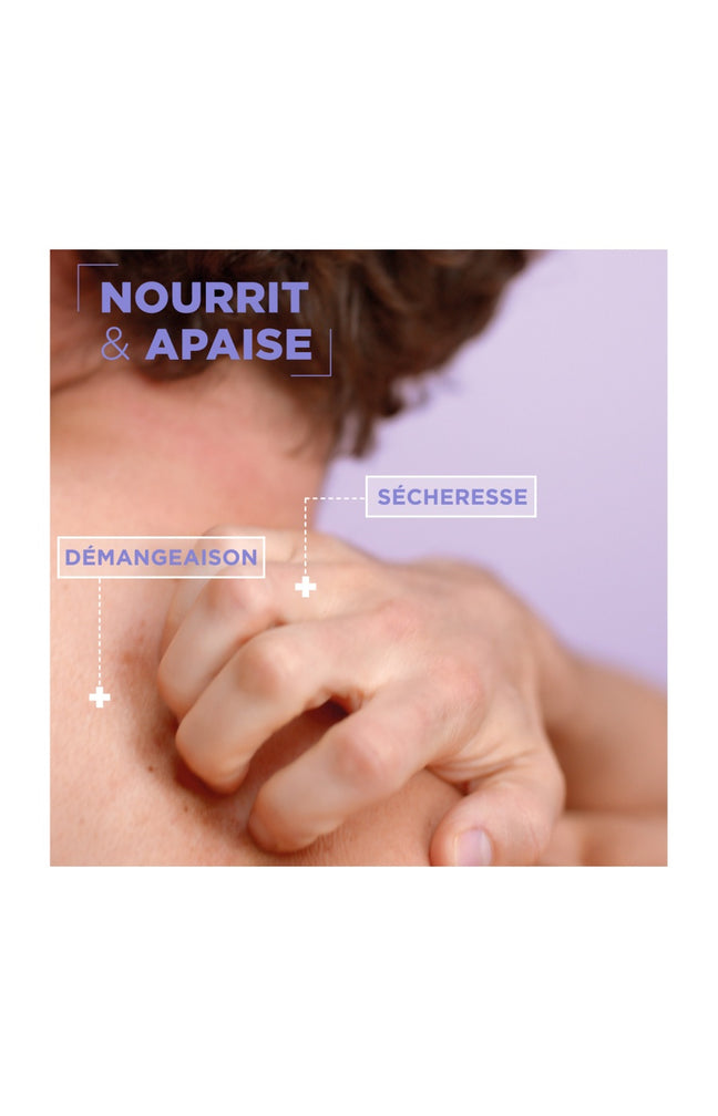 Lait nourrissant anti-démangeaisons - Glycérine & panthénol - Peaux sèches & réactives - 250 ml