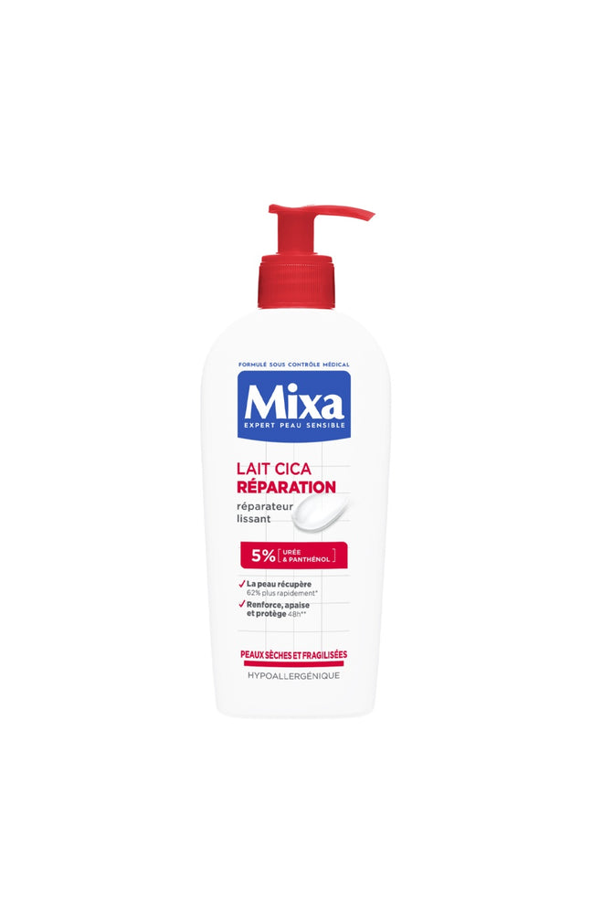 Lait réparateur lissant - Urée & panthénol - Peaux sèches & fragilisées - 250 ml