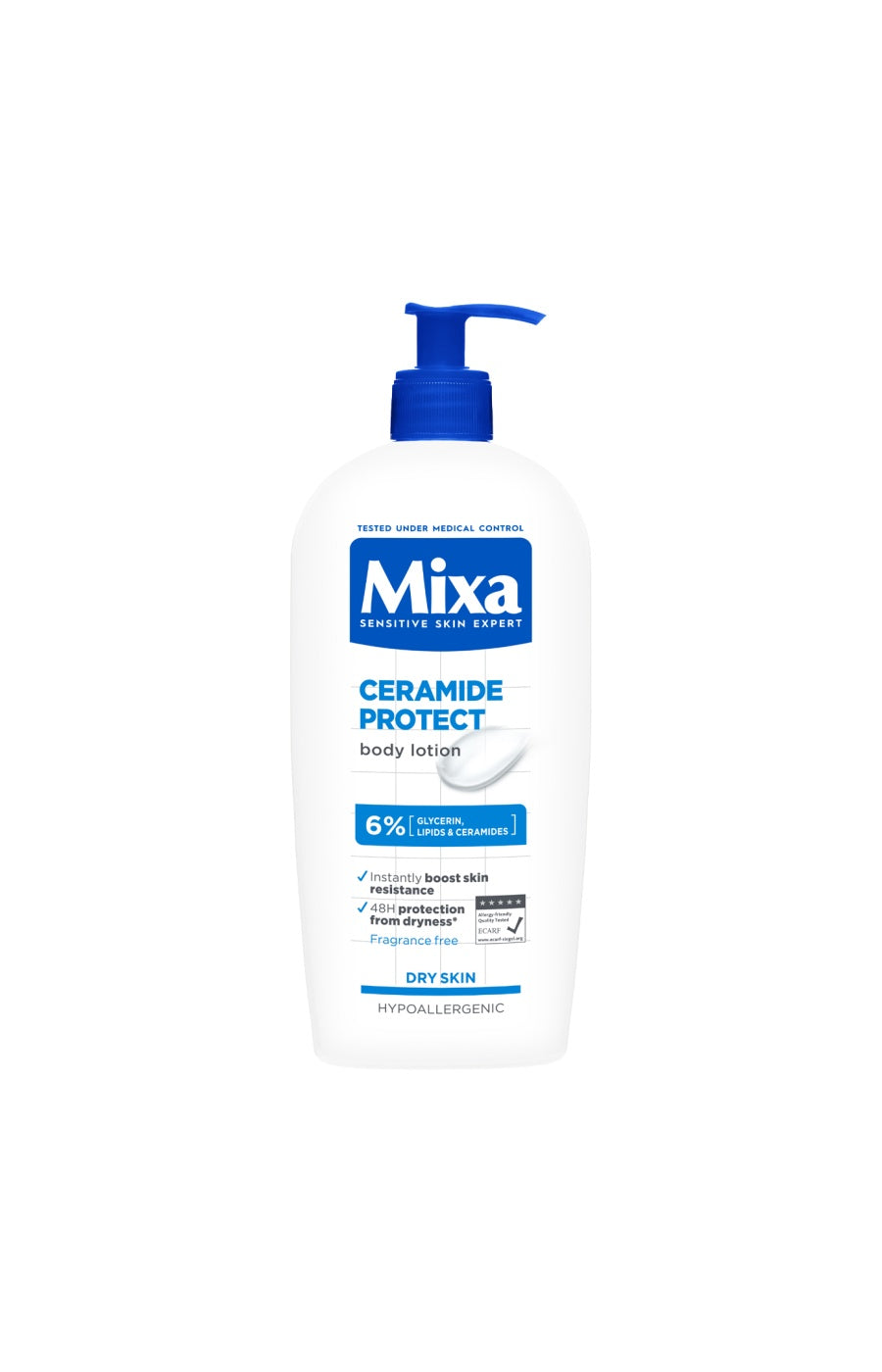 Lait nourrissant protecteur - Céramides & glycérine - Peaux sèches & sensibles - 400 ml
