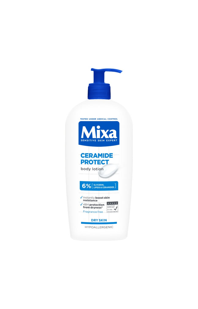Lait nourrissant protecteur - Céramides & glycérine - Peaux sèches & sensibles - 400 ml