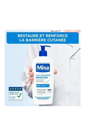 Lait nourrissant protecteur - Céramides & glycérine - Peaux sèches & sensibles - 400 ml
