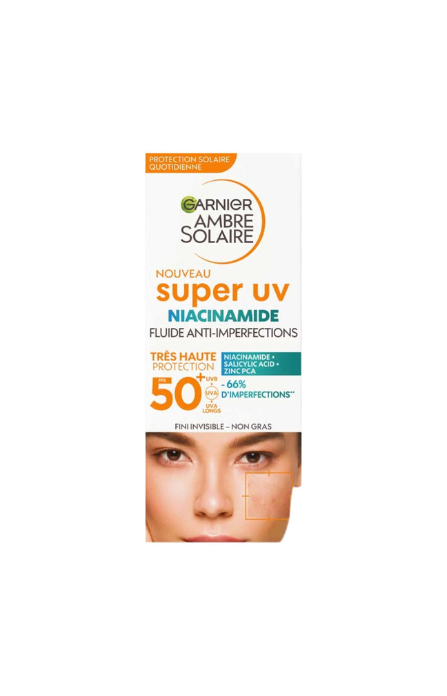 Fluide solaire SPF50+ - Niacinamide - Visage - 40 ml
