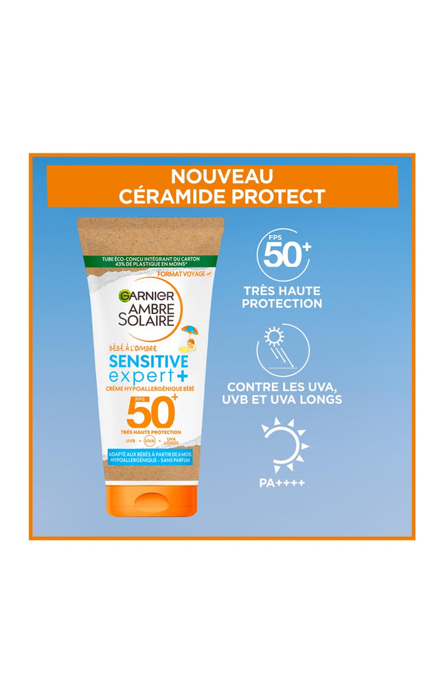 Crème solaire SPF 50+ - Enfants - Format voyage - 50 ml