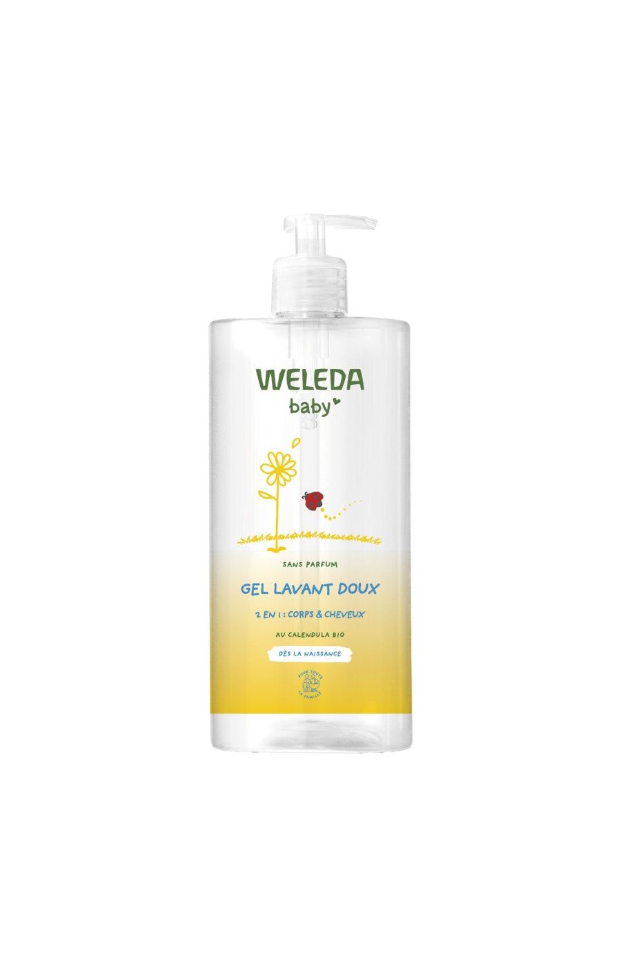 Gel lavant doux bio - Calendula - Bébé - 750 ml