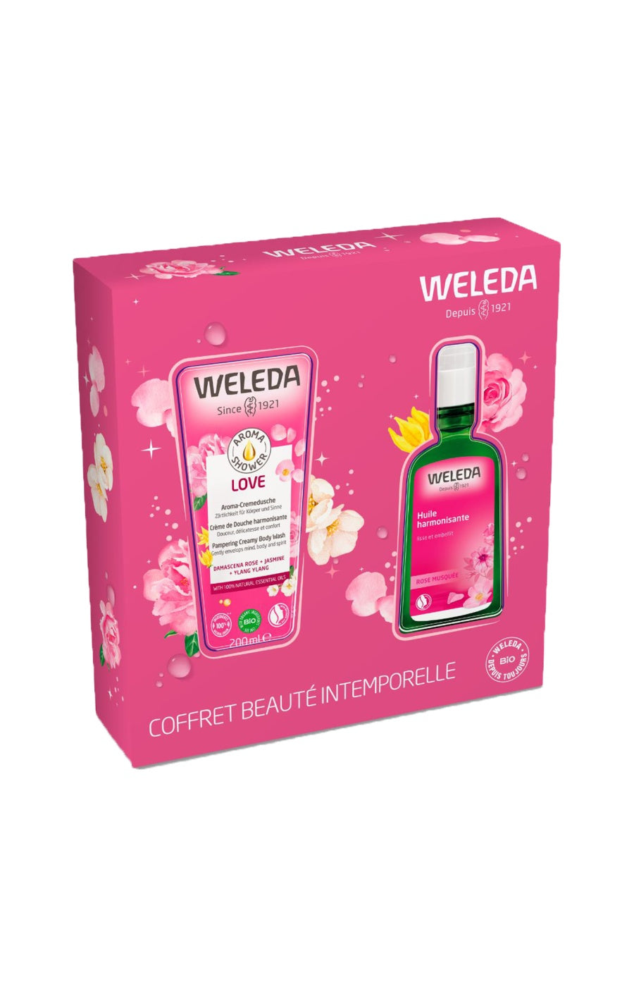 Coffret beauté intemporelle - Crème de douche & huile lissante - Corps