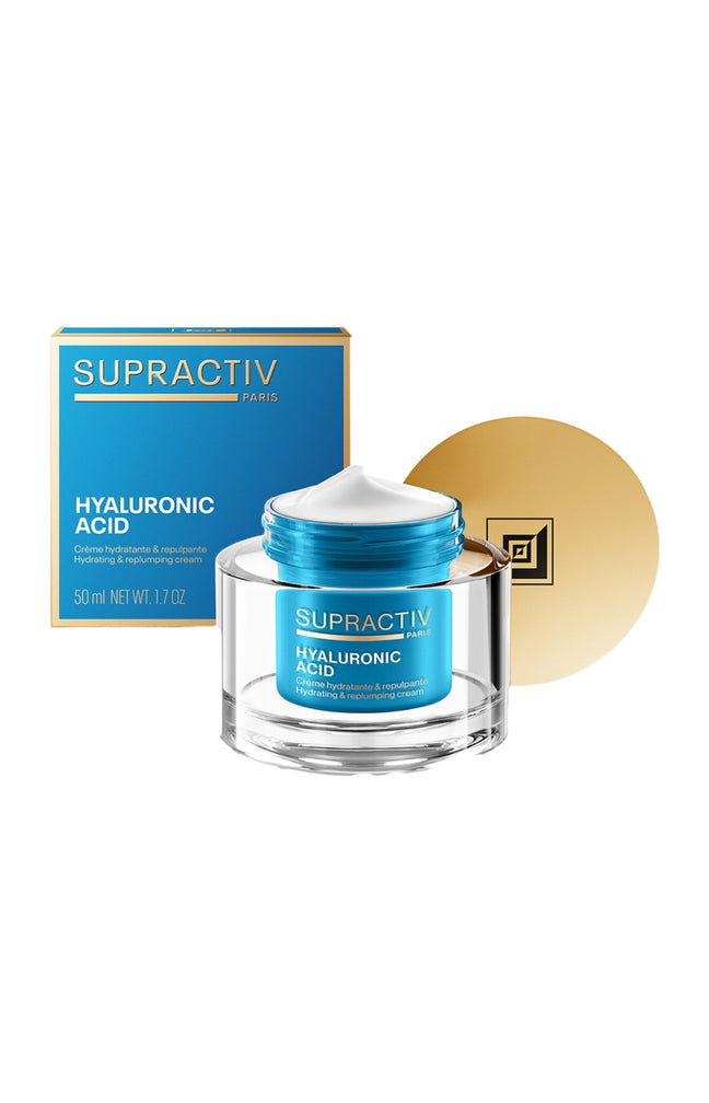 Crème hydratante et repulpante - Acide hyaluronique - Visage - 50 ml