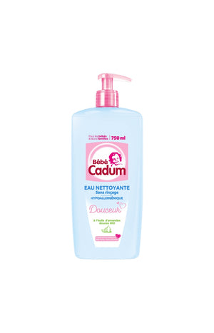 Eau nettoyante sans rinçage - Amande douce - Bébé - 2 x 750 ml