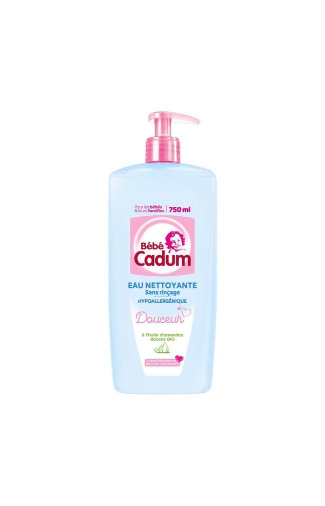 Eau nettoyante sans rinçage - Amande douce - Bébé - 750 ml