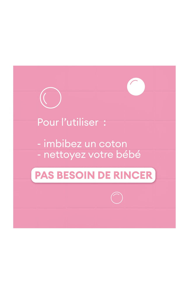 Eau nettoyante sans rinçage - Amande douce - Bébé - 750 ml