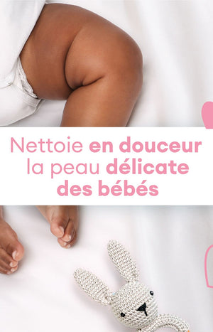 Eau nettoyante sans rinçage - Amande douce - Bébé - 2 x 750 ml