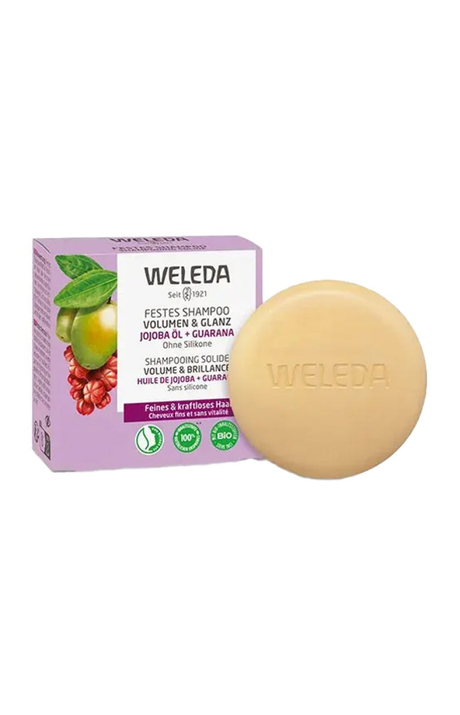Shampoing solide brillance bio - Jojoba & guarana - Cheveux fins - 50 g
