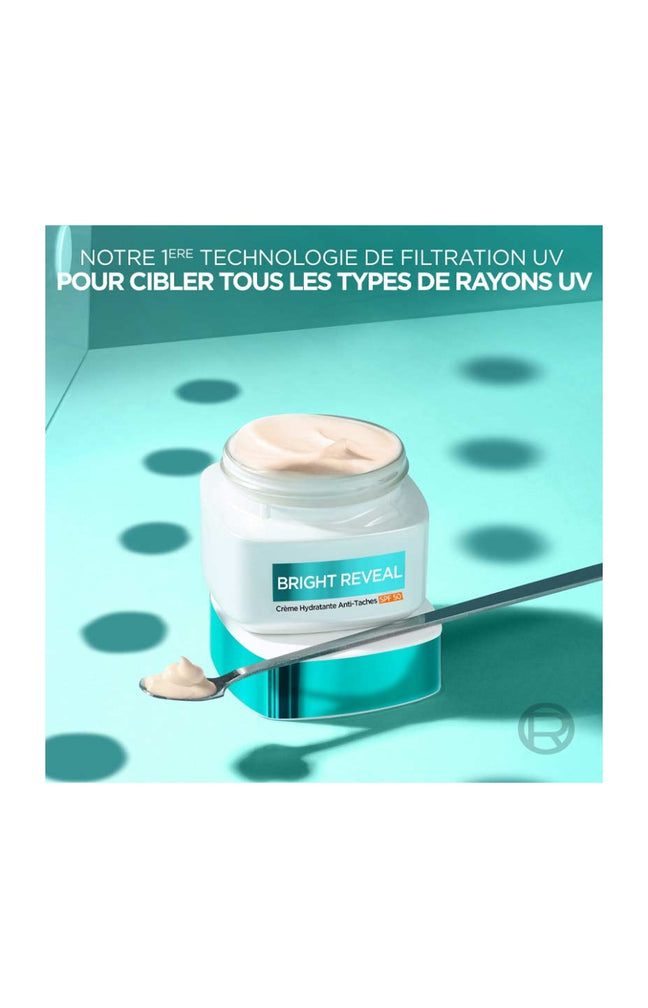 Crème hydratante anti-taches - SPF 50 - Visage - 50 ml