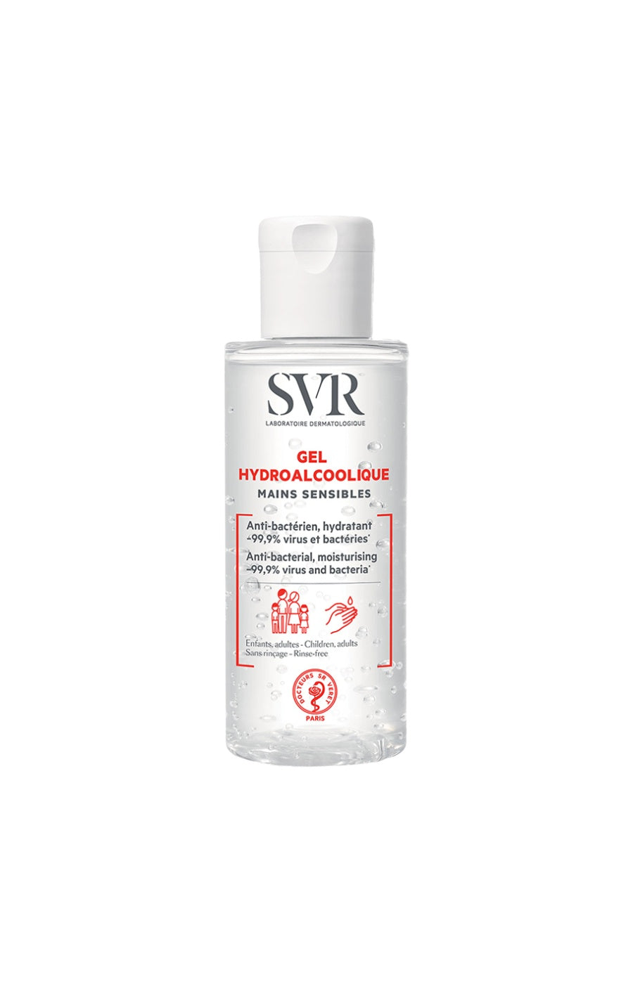 Gel hydroalcoolique - Mains sensibles - 75 ml