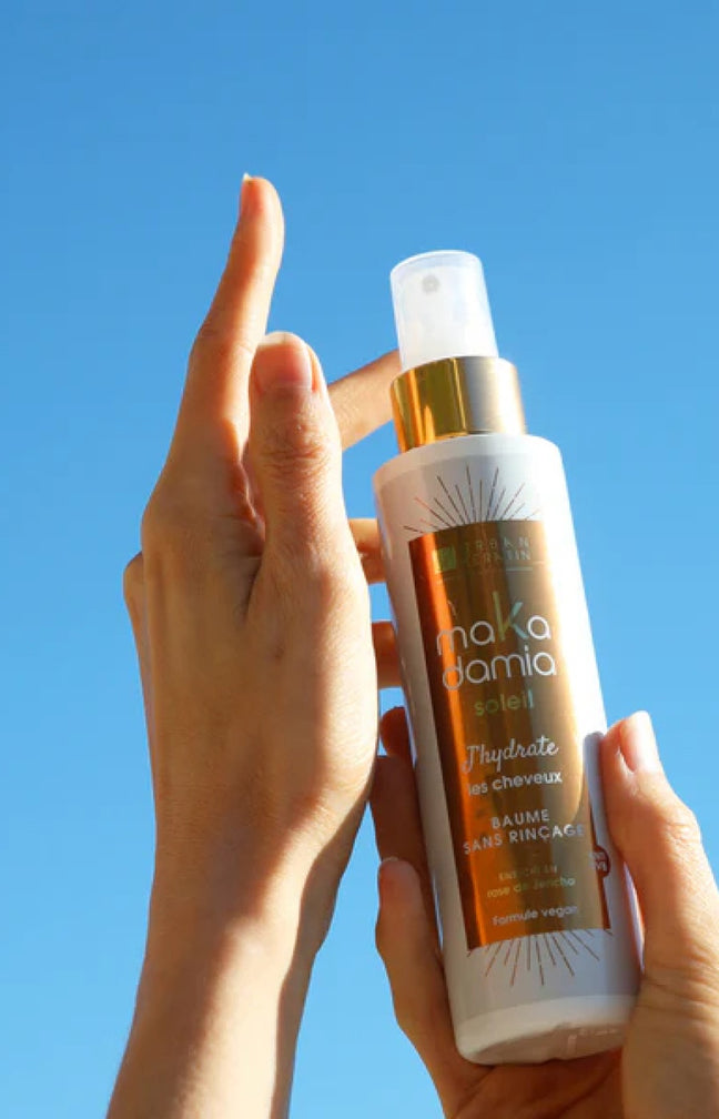 Baume solaire sans rinçage - Makadamia - Cheveux exposés au soleil - 150 ml