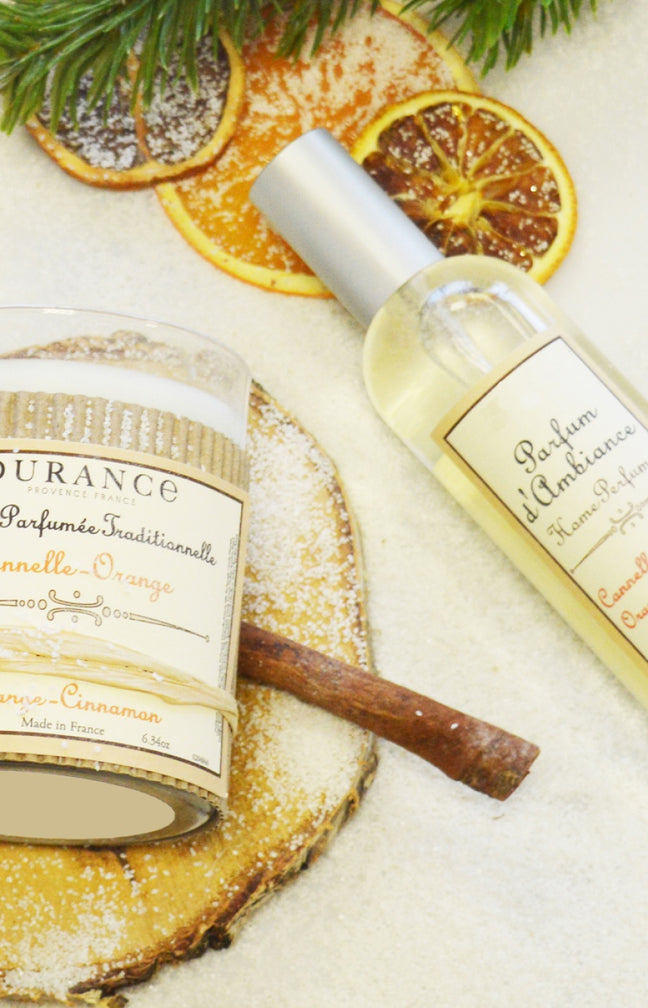 Coffret parfumé de Noël - Cannelle-Orange - 2 produits
