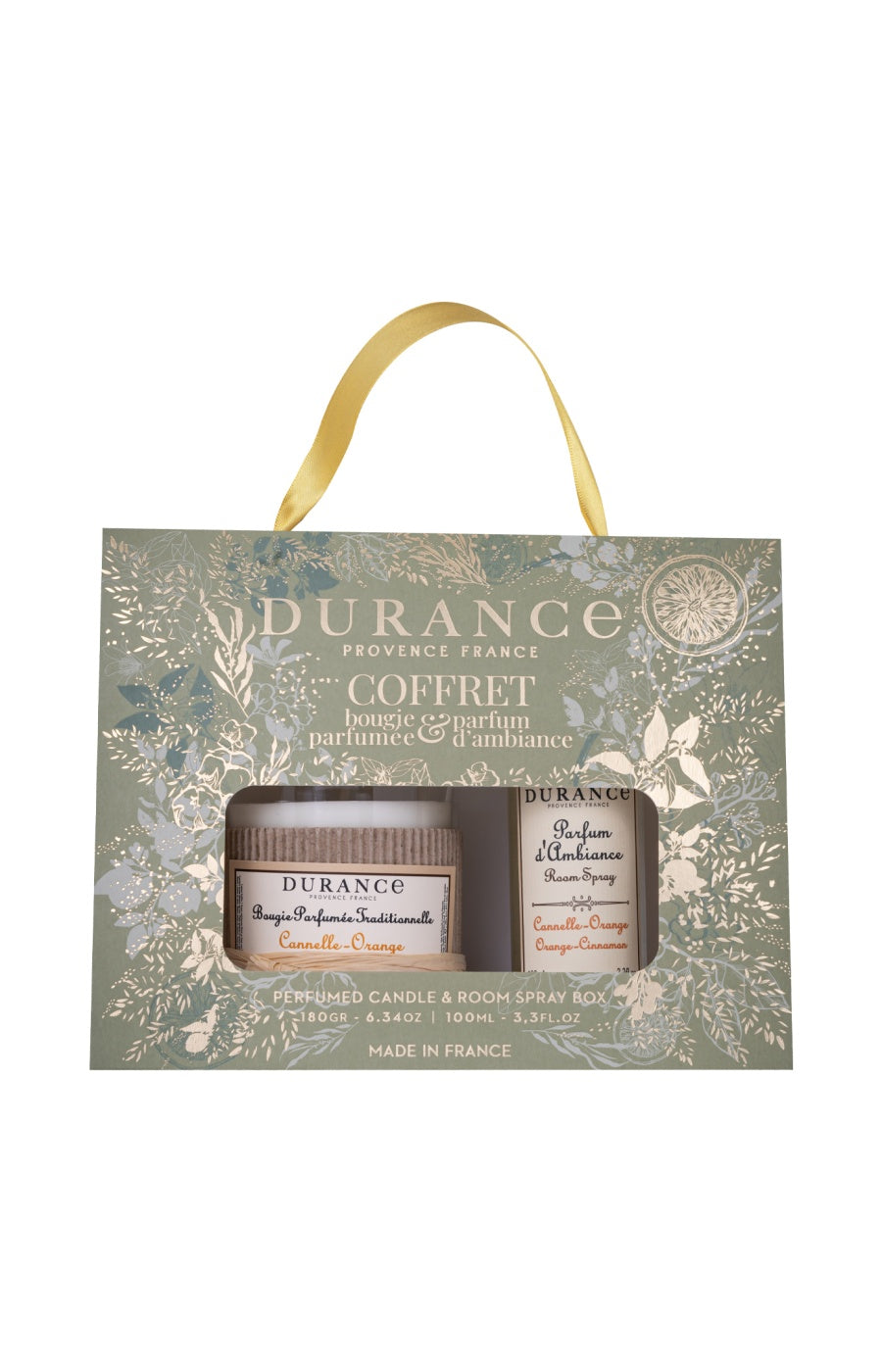 Coffret parfumé de Noël - Cannelle-Orange - 2 produits