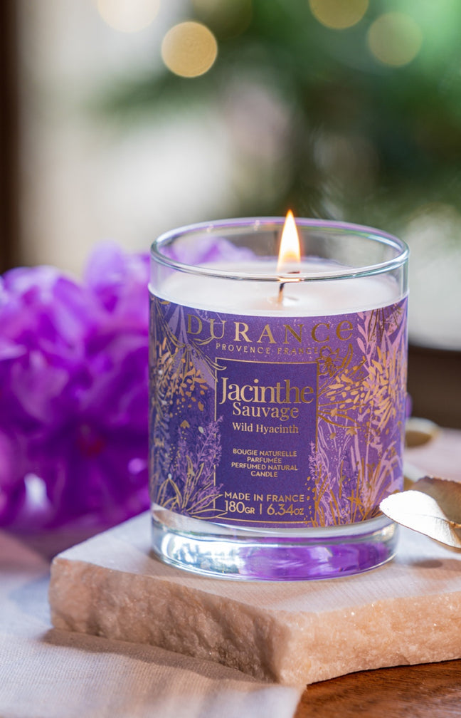 Bougie parfumée - Jacinthe sauvage - 180 g